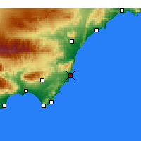 Nearby Forecast Locations - Карбонерас - карта
