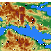 Nearby Forecast Locations - Галаксидион - карта