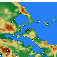 Nearby Forecast Locations - Pefki - карта