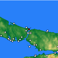 Nearby Forecast Locations - Rumelifeneri - карта