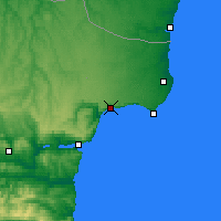 Nearby Forecast Locations - Балчик - карта
