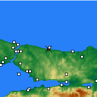 Nearby Forecast Locations - Hacikasim - карта