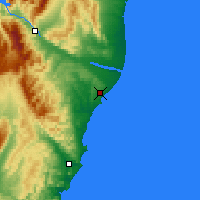 Nearby Forecast Locations - Оамару - карта