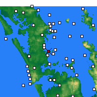 Nearby Forecast Locations - Whangaparaoa Peninsula - карта