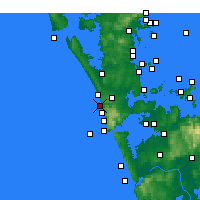 Nearby Forecast Locations - Te Henga / Bethells Beach - карта