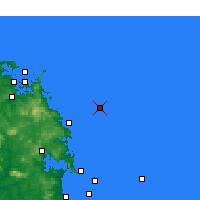 Nearby Forecast Locations - Острова Пур-Найтс - карта