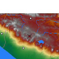 Nearby Forecast Locations - Кесальтенанго - карта