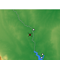 Nearby Forecast Locations - Нуэво-Ларедо - карта
