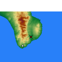 Nearby Forecast Locations - Сан-Хосе-дель-Кабо - карта