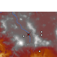 Nearby Forecast Locations - Толука-де-Лердо - карта