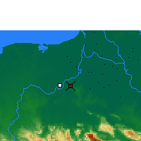 Nearby Forecast Locations - Вильяэрмоса - карта