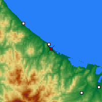 Nearby Forecast Locations - Момбецу - карта