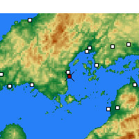 Nearby Forecast Locations - Ивакуни - карта