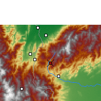 Nearby Forecast Locations - Сан-Кристобаль - карта