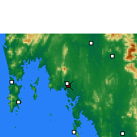 Nearby Forecast Locations - Краби - карта