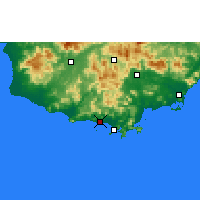 Nearby Forecast Locations - Санья - карта