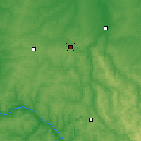 Nearby Forecast Locations - Анжеро-Судженск - карта
