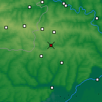 Nearby Forecast Locations - Красный Сулин - карта