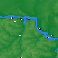 Nearby Forecast Locations - Мариинский Посад - карта
