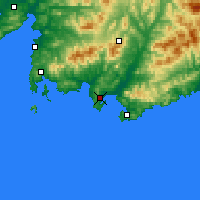 Nearby Forecast Locations - Находка - карта