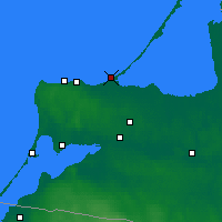 Nearby Forecast Locations - Зеленоградск - карта