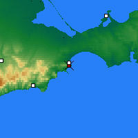Nearby Forecast Locations - Феодосия - карта
