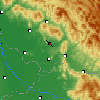 Nearby Forecast Locations - Иршава - карта