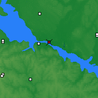 Nearby Forecast Locations - Кременчуг - карта
