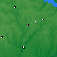 Nearby Forecast Locations - Жёлтые Воды - карта