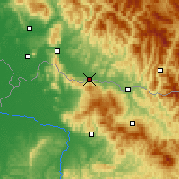Nearby Forecast Locations - Тячев - карта