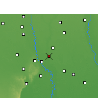 Nearby Forecast Locations - Газиабад - карта
