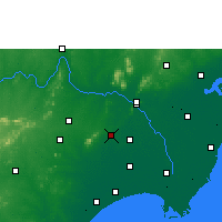 Nearby Forecast Locations - Гунтур - карта