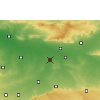 Nearby Forecast Locations - Джалгаон - карта