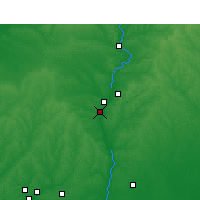 Nearby Forecast Locations - Eufaula - карта