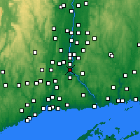 Nearby Forecast Locations - Кромвель - карта