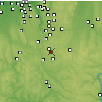 Nearby Forecast Locations - North Canton - карта
