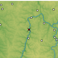 Nearby Forecast Locations - Steubenville - карта