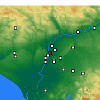 Nearby Forecast Locations - Севилья - карта