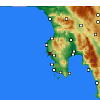 Nearby Forecast Locations - Гаргальяни - карта
