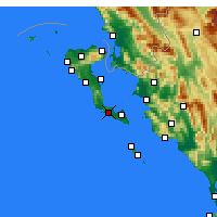 Nearby Forecast Locations - Korissia - карта