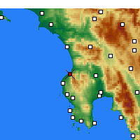 Nearby Forecast Locations - Кипарисия - карта