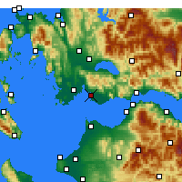 Nearby Forecast Locations - Месолонгион - карта