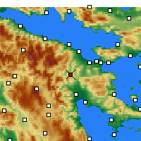 Nearby Forecast Locations - Немея - карта