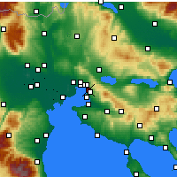 Nearby Forecast Locations - Триандрия - карта