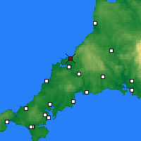 Nearby Forecast Locations - Port Isaac - карта