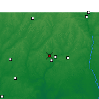 Nearby Forecast Locations - Ozark - карта