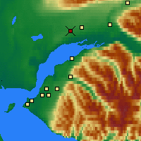 Nearby Forecast Locations - Уасилла - карта