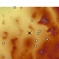 Nearby Forecast Locations - Valencia West - карта