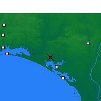 Nearby Forecast Locations - Panama City Beach - карта