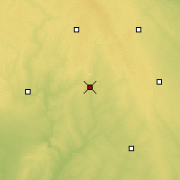 Nearby Forecast Locations - Луверн - карта